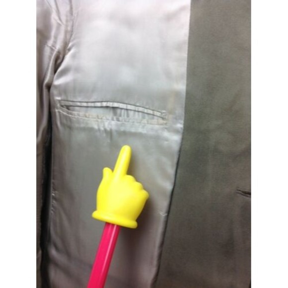 CHAPS RALPH LAUREN Blazer Jacket Microfiber Faux Brown Suede Mens Sz 42 - Picture 8 of 12